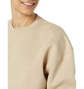 Sweat-shirt unisexe surdimensionné à col rond et fermeture éclair 1/4, en molleton 100 % coton, pull à manches longues pour l'hiver - Product Image 4