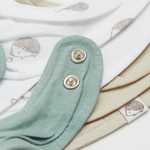 Bavoir de dentition en coton réutilisable, accessoires en Bandana lavable pour bébés, vente en gros - Product Image 2