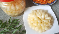 Petits poireaux marinés, aliments délicieux, produits de haute qualité pour l'exportation dans les supermarchés du monde entier