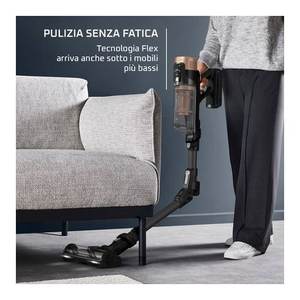 Aspiradora de Mano Inalámbrica Rowenta X FORCE FLEX 14.80 Animal Care Negra y Dorada RH9B74WO - Product Image 3