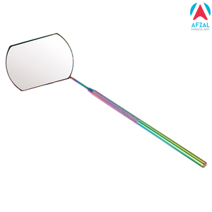 Miroir à cils de forme ovale avec logo personnalisé Nouveaux cils avec anneau fantaisie avec pierres Marque privée Miroirs d'inspection des cils de couleur rose - Product Image 3