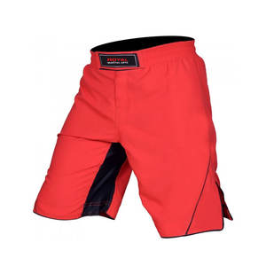 กางเกง MMA สำหรับผู้ชาย พิมพ์โลโก้ตามสั่ง ผ้าสี่ทิศทาง ยืดหยุ่น ระบายอากาศ แห้งเร็ว คุณภาพสูง สำหรับศิลปะการต่อสู้ - Product Image 6