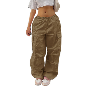2025, venta al por mayor de ropa, pantalones Cargo para mujer, pantalones de talla grande para mujer, ropa de calle, pantalones para mujer - Product Image 4