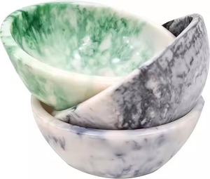 Bol de service en résine écologique, bol à salade noir pour fête, au meilleur prix, cuisine, maison, hôtel, époxy de haute qualité - Product Image 1