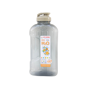 Bouteille d'eau en PP sans BPA de 2200 ml, gourde sportive à bouton-poussoir, réutilisable, conteneur alimentaire sûr pour les voyages en plein air, le camping - Product Image 5
