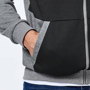 100% coton polaire surdimensionné sweats à capuche pour hommes épais Boxy Street Wear avec de longues cordes impression personnalisée sur polaire hiver sweats - Product Image 5