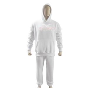 Conjunto Deportivo Informal con Capucha de Alta Calidad para Hombre, Traje de Entrenamiento para Gimnasio, Personalizable, de Dos Piezas, Pantalones Deportivos Acampanados, 100% Algodón, para Hombre y Mujer - Product Image 1