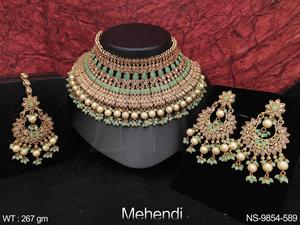 Bijoux religieux de l'inde, ensemble de colliers ras du cou épais, de styliste polonais, Style fantaisie, tenue de fête, tenue traditionnelle, Antique - Product Image 3