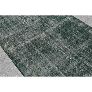 Alfombra de 4.9x8 pies, Alfombra Turca Vintage, Alfombra de Lana Verde - Product Image 5