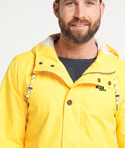 2024แจ็คเก็ตกันฝนสำหรับผู้ชาย, เสื้อโค้ทกันฝนเดินเขากันน้ำคอตั้งกันลมเสื้อโค้ทยาวแฟชั่นสำหรับฤดูหนาว - Product Image 4