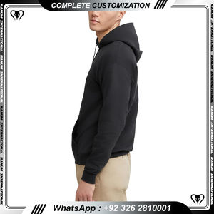 Pulls à capuche avec poches avant en tissu sur mesure - Product Image 4