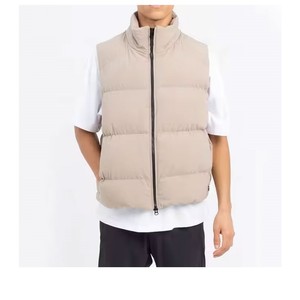 Chaqueta de invierno de talla grande para hombre, chaleco térmico transpirable a prueba de viento con cuello levantado, sin mangas, para clima frío - Product Image 5