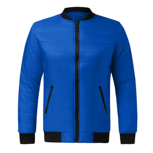 Blouson Bomber de Qualité Premium Hiver Couleur Personnalisée Écologique Coupe-Vent Vente Chaude Prix Bas Solide Personnalisé Homme - Product Image 3