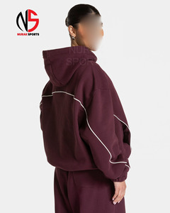 Hot Selling Unisex Custom Cotton Nurak Hoodies High Quality Men's Heavy <b>Weight</b> Sweatshirt Sets Top Quality Product In 2026 - Product Image 4