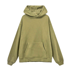 Sudadera con capucha de gran tamaño cuadrada bordada de invierno de alta calidad, algodón pesado, transpirable, secado rápido, servicio OEM para hombres - Product Image 4