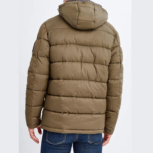 แจ็กเก็ตขนเป็ดน้ำหนักเบาสำหรับผู้ชายเสื้อแจ็กเก็ตแฟชั่นฤดูหนาวเสื้อปรับแต่งโลโก้ได้ - Product Image 4