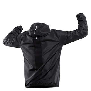 Chaqueta cortavientos con capucha impermeable para hombre, fabricante de ropa OEM al por mayor con logotipo personalizado, fina para exteriores, senderismo, correr - Product Image 1