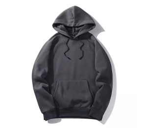 เสื้อฮู้ดดี้ผู้ชาย OEM ผ้าฝ้าย 100% แขนยาว สีพื้น ปักโลโก้ พิมพ์ลายตามสั่ง ทรงโอเวอร์ไซส์ เนื้อผ้านุ่ม เสื้อกันหนาว ไซส์ XS ถึง 6XL - Product Image 5