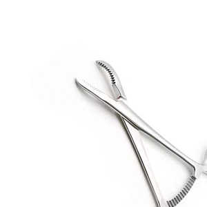 Pinzas Quirúrgicas Manuales Allis de Acero Inoxidable con Mango de Anillo para Sujetar Tejidos en Cirugía General - Product Image 5