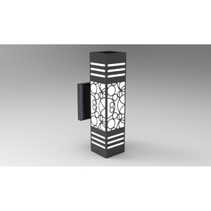 Modern DTT.001.05 Wall <b>Lamp</b> with LED Warm White CCT Aluminum & Plastic Body <b>Remote</b> & Touch <b>Control</b> - Product Image 1