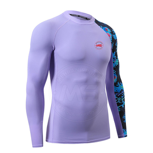 Camisetas Rash Guard Personalizadas para Hombre, Ajuste Elástico, Compresión, Ecológicas, Secado Rápido, Transpirables para MMA, Grappling, Jiu-Jitsu Brasileño - Product Image 2