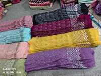 Tissu de filet de séquence d'arc-en-ciel d'excellente qualité dans la conception de bordure de l'exportateur et du fournisseur indiens