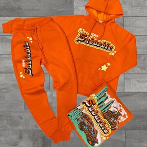 ชุดวอร์มฤดูร้อนผู้ชายไซส์ XXL สีพื้นคุณภาพสูง ยูนิเซ็กซ์ รับสกรีนโลโก้ ขายส่ง ระบายอากาศได้ดี ไซส์พลัส - Product Image 6