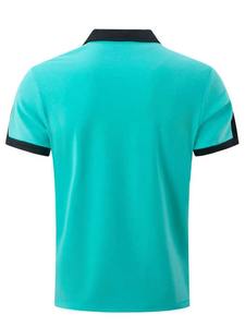 Camiseta de manga corta de alta calidad para hombre, transpirable, elegante, informal, nueva colección de verano, cuello sencillo, patrón sólido - Product Image 5