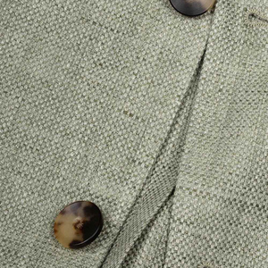 Blazer long uni pour femme à col en V et simple boutonnage, de haute qualité, personnalisable, respirant, confortable, tendance et très vendu - Product Image 5