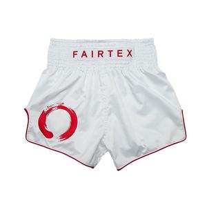 Shorts de boxe Muay Thai Fairtex Fight Gear personnalisés, qualité supérieure, blancs, respirants, avec bande élastique, shorts de boxe MMA - Product Image 1