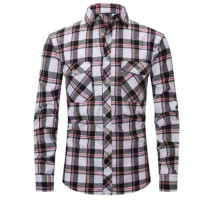 Venta al por mayor mejor calidad personalizada de la Camisa de franela