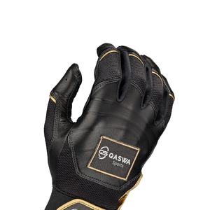 Logotipo personalizado y diseño de guantes de bateo de béisbol al por mayor 100% de cuero genuino dedo completo resistente guantes de bateo de béisbol - Product Image 6