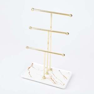 Multi-Tiered Jewelry Organizer Stand Decorative Jewelry Stand <b>for</b> Rings, Necklaces & Earrings - Product Image 4