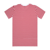 Logo personnalisé T-Shirts d'été de haute qualité avec rayures blanches T-shirts ordinaires pour hommes, vente en gros T-shirt rayé vierge