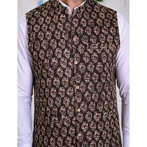 เสื้อแจ็คเก็ตฤดูหนาวผู้ชายแบบสองด้าน ผ้าฝ้าย 100% กันน้ำ ลายปัก ซิปปิด ฮู้ดดี้ ลายพิมพ์บล็อกสไตล์วิทยาลัย ไซส์ XS - Product Image 2