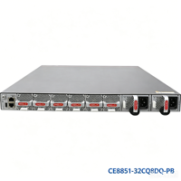 Cloud Engine CE8851-32CQ8DQ-PB 32x100GE QSFP28 8x400GE QSFP-DD Data Center Spine Switch 25.6Tbps AI Cloud Network Switch.