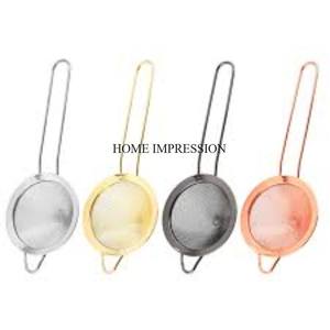 Look accrocheur émail multicolore fini métal robuste fait passoire à thé maison et hôtels ustensiles de cuisine accessoires fournitures - Product Image 2