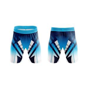 Uniforme personalizado con nombre y número 7v7 diseñado con pantalones cortos sublimados combinados con una camiseta duradera de fútbol americano. - Product Image 3