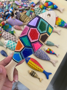 ดีไซน์ปลาทำจากไม้สุดสร้างสรรค์สำหรับตกแต่งหรือเป็นของขวัญการสนับสนุนการสั่งซื้อจำนวนมากและการจัดส่งระหว่างประเทศ/ผู้ผลิตปลาไม้จากเวียดนาม - Product Image 6