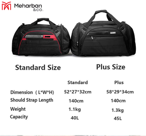 กระเป๋ากีฬาอเนกประสงค์ผู้ชายผู้หญิงฟิตเนสยิมกระเป๋าสะพายไหล่กันน้ำสำหรับการเดินทางกลางแจ้ง - Product Image 6