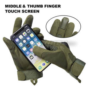 ถุงมือหนังชุดเครื่องแบบเจ้าหน้าที่ถุงมือชุดทางการสำหรับขบวนพาเหรด - Product Image 3