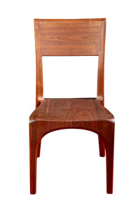 Mid-Century Modern Solid Walnut <b>Dining</b> <b>Chair</b> PU Finished Wooden <b>Chair</b> for Home Hotel Apartment or Villa Use - Product Image 3