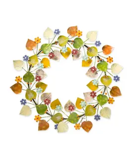 Design en forme d'anneau cintre de couronne en métal élégant pour Homer hôtel porte décor cintre de couronne en métal en haute vente pas cher - Product Image 3