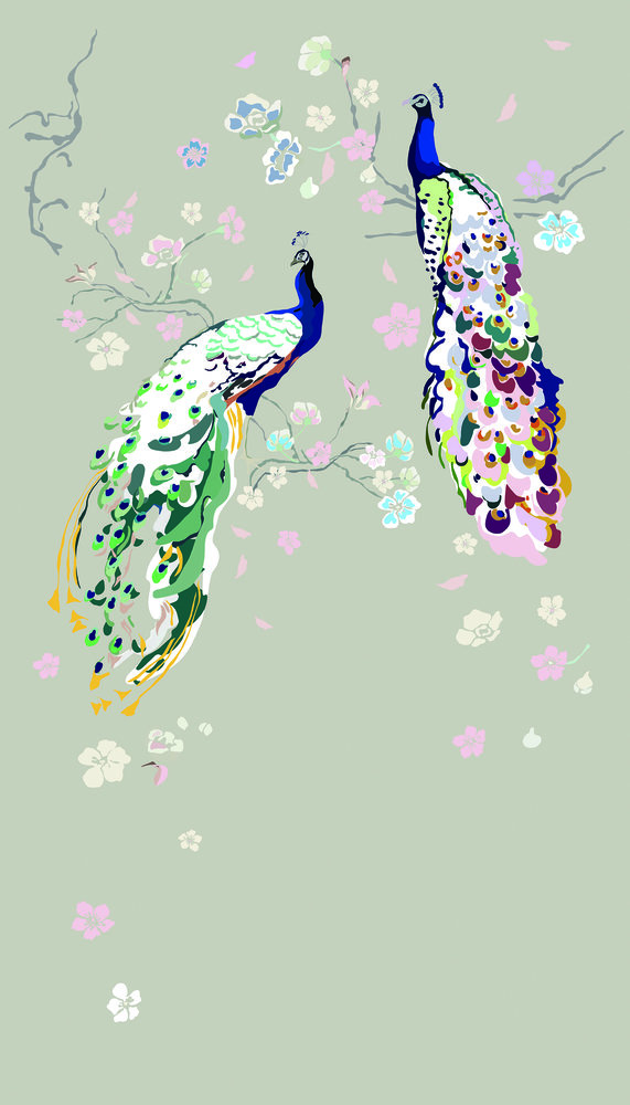 สีเทา สีฟ้า สีเขียว