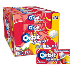 หมากฝรั่งออร์บิท รสเปปเปอร์มินต์ ปราศจากน้ำตาล แบบซองเดี่ยว หมากฝรั่งออร์บิท รสผลไม้รวม ปราศจากน้ำตาล - Product Image 3