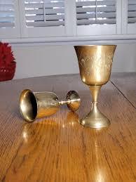 Ensemble de gobelets en laiton de haute qualité en métal plaqué argent et or pour mariage prix bon marché - Product Image 4