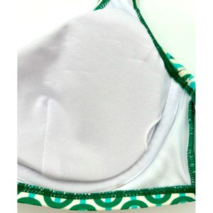 Reggiseno bikini con ferretto Kona Sol da donna, colore verde Geo, taglia S - Product Image 5