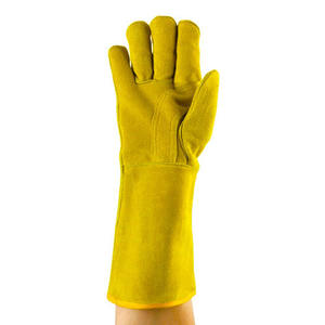 Gants de soudage en cuir de qualité supérieure avec protection des mains de haute qualité 100% - Product Image 4