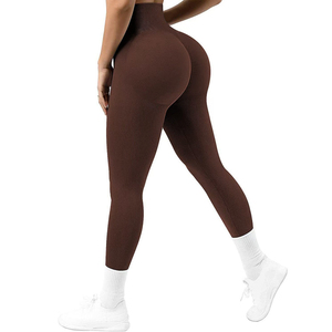 Leggings solides de course de sport élastiques pour femmes - Product Image 6