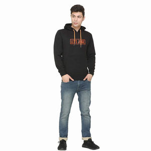 เสื้อฮู้ดแขนยาวสำหรับผู้ชายเสื้อฮู้ดแบบสวมหัวพิมพ์สกรีนลายโลโก้และแบรนด์แบบกำหนดเอง - Product Image 6